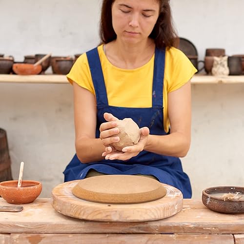 Miniatura 5 de Sunnyray Molde de cerámica ovalada de 8 x 10 pulgadas, herramientas y suministros de cerámica, moldes de cerámica, molde de prensa para platos de