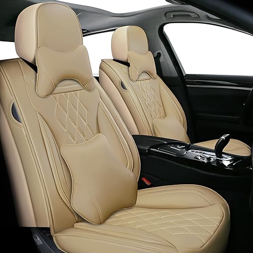 Miniatura 1 de BOJVAIGA Fundas de asiento para Chevrolet Tracker 1999-2003, funda de asiento de automóvil de cuero impermeable, suave y transpirable, accesorios
