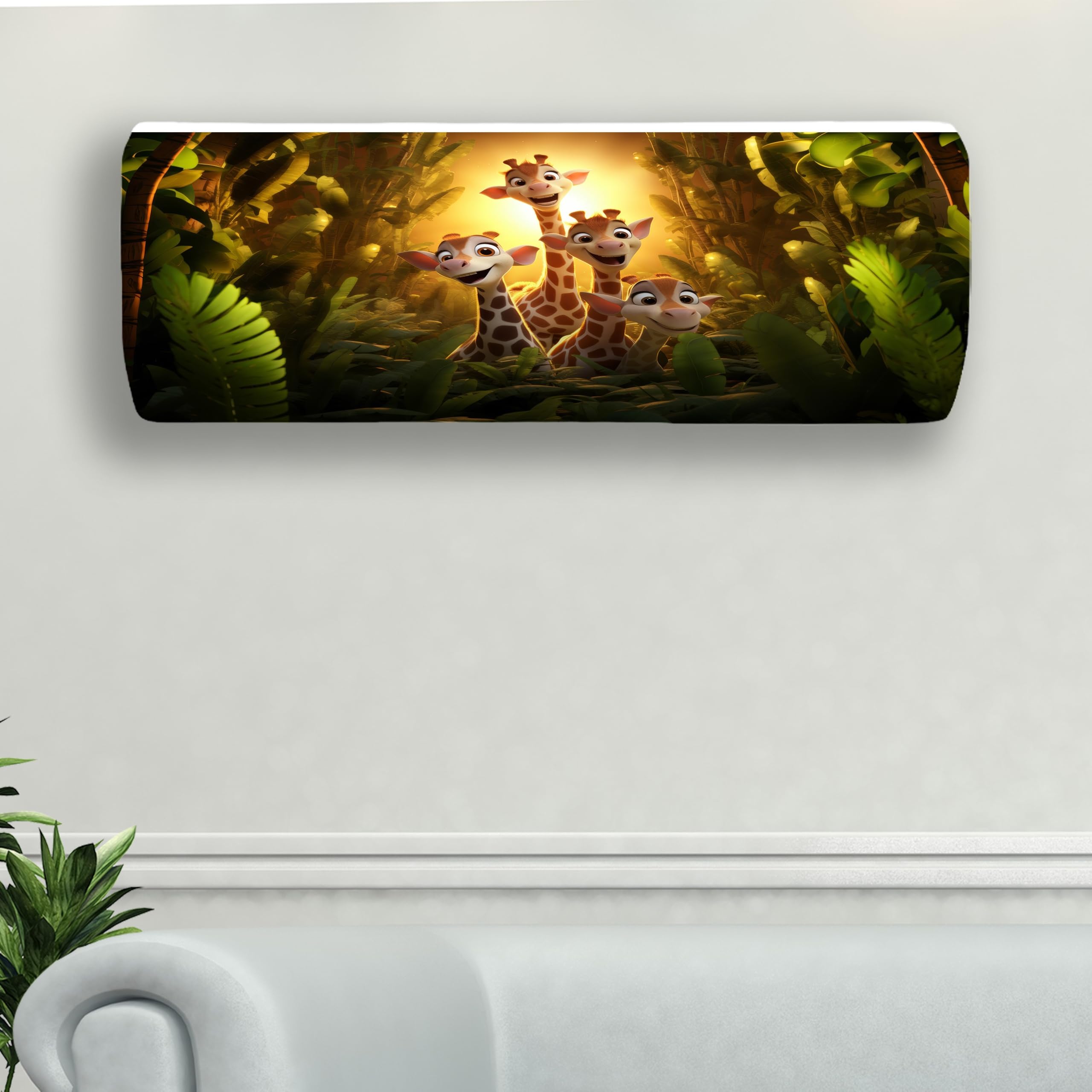NABAAT AC Cover - Yellow Butterfly Design -15