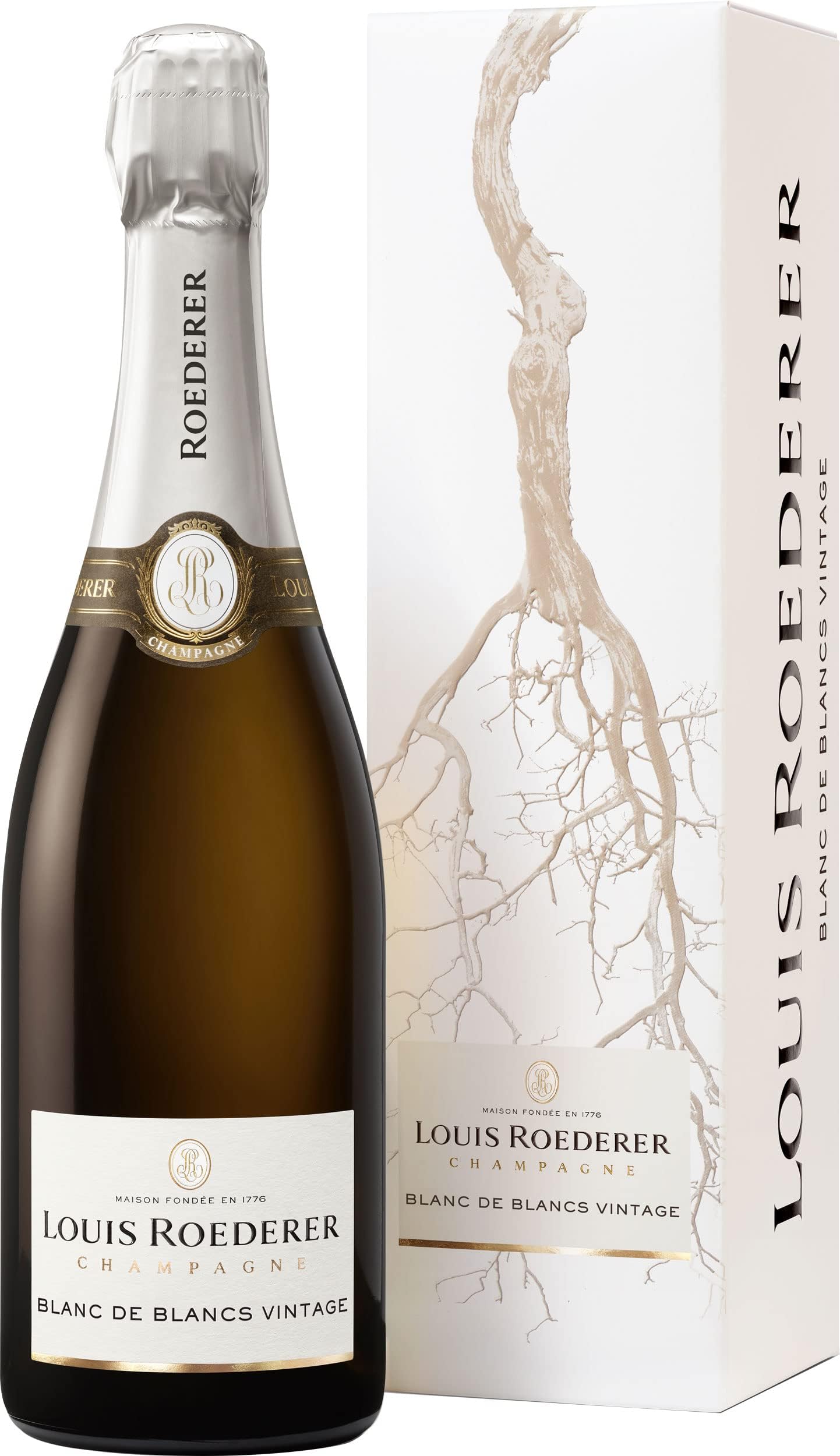 Louis Roederer Champagne Blanc de Blancs Brut Champagner in Geschenkpackung (1 x 0.75 l)