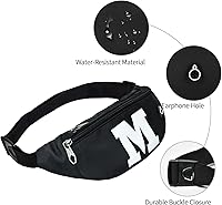 Vista 245 de Riñonera para hombres y mujeres, impermeable, para deportes, para viajes, senderismo, correr