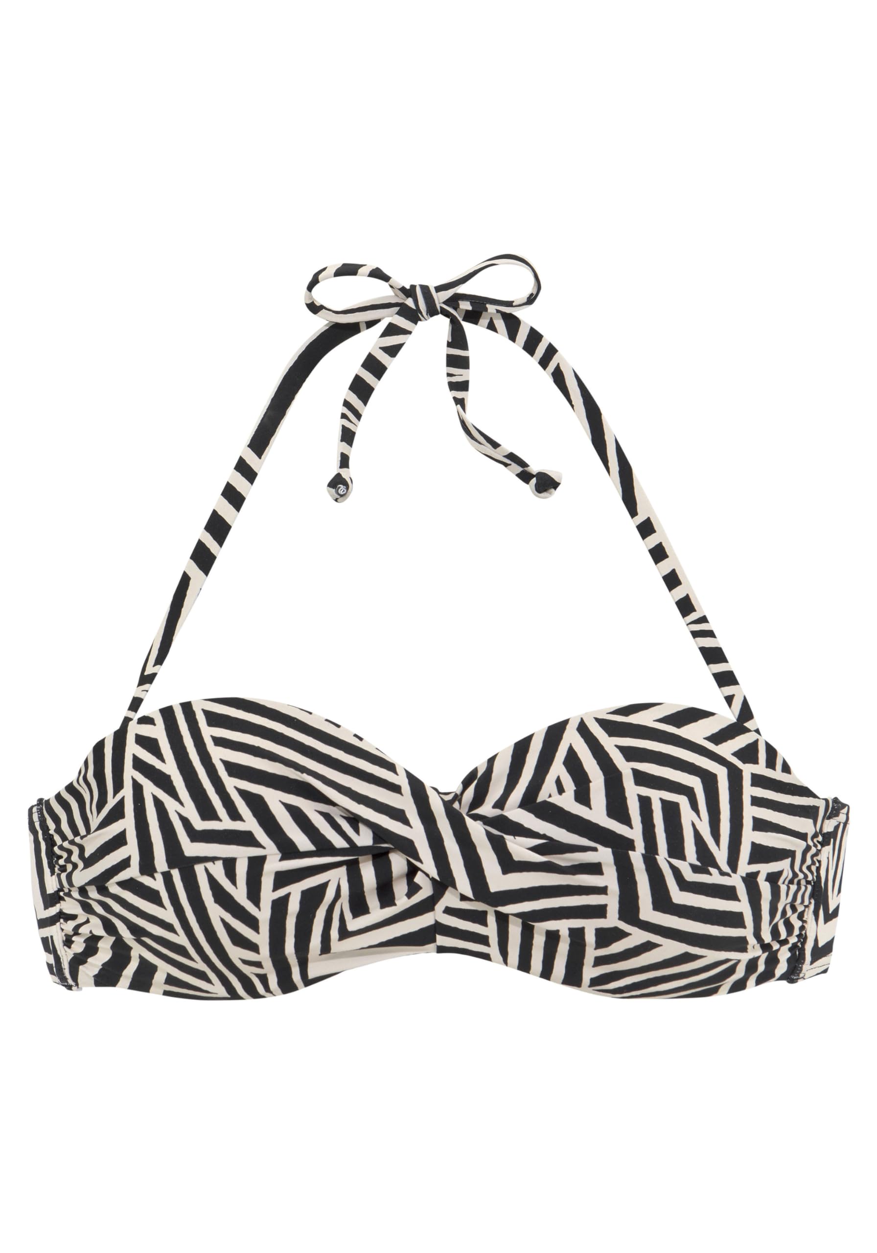 Lascana Damen Bügel-Bandeau-Bikini-Top