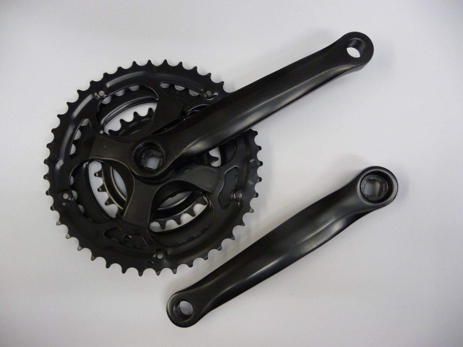 Bicycle Bike MTB Hybrid Triple Chainset 28/38/48T 170mm Crankset Black Shimano Compatible