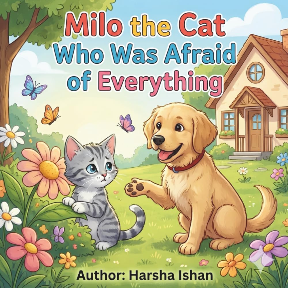 Milo The Cat Who Was Afraid of Everything: Heartwarming Children’s Story About Courage, Friendship, and Overcoming Fears