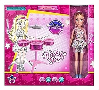 عروسة بنت مع طبل من كايبيبي، Bld210، متعددة الألوان TC-6622182032200