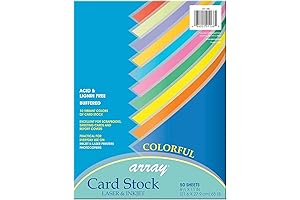 Premium Quality Pacon Card Stock: A Vibrant Assortment for Creative Expression