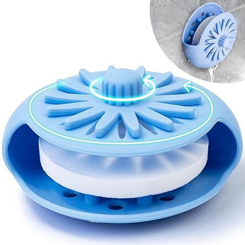 Miniatura 1 de Sharlovly - Bandeja de vapor de ducha, soporte de vapor de ducha con ventosa, regalo de relajación de cuidado personal de larga duración, color azul