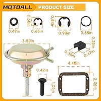 Vista 3 de MOTOALL Actuador de vacío 4WD Eje delantero para Dodge Ram 1500 2500 3500 W150 Ramcharge Jeep