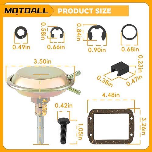 Miniatura 3 de MOTOALL Actuador de vacío 4WD Eje delantero para Dodge Ram 1500 2500 3500 W150 Ramcharge Jeep