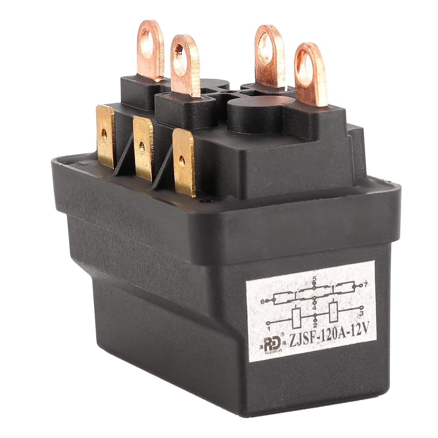 Aramox 12V 120A Acciaio Universale Verricello Relè Contattore Verricello Solenoide Verricello Relè Solenoide per ATV UTV 4X4 Veicoli