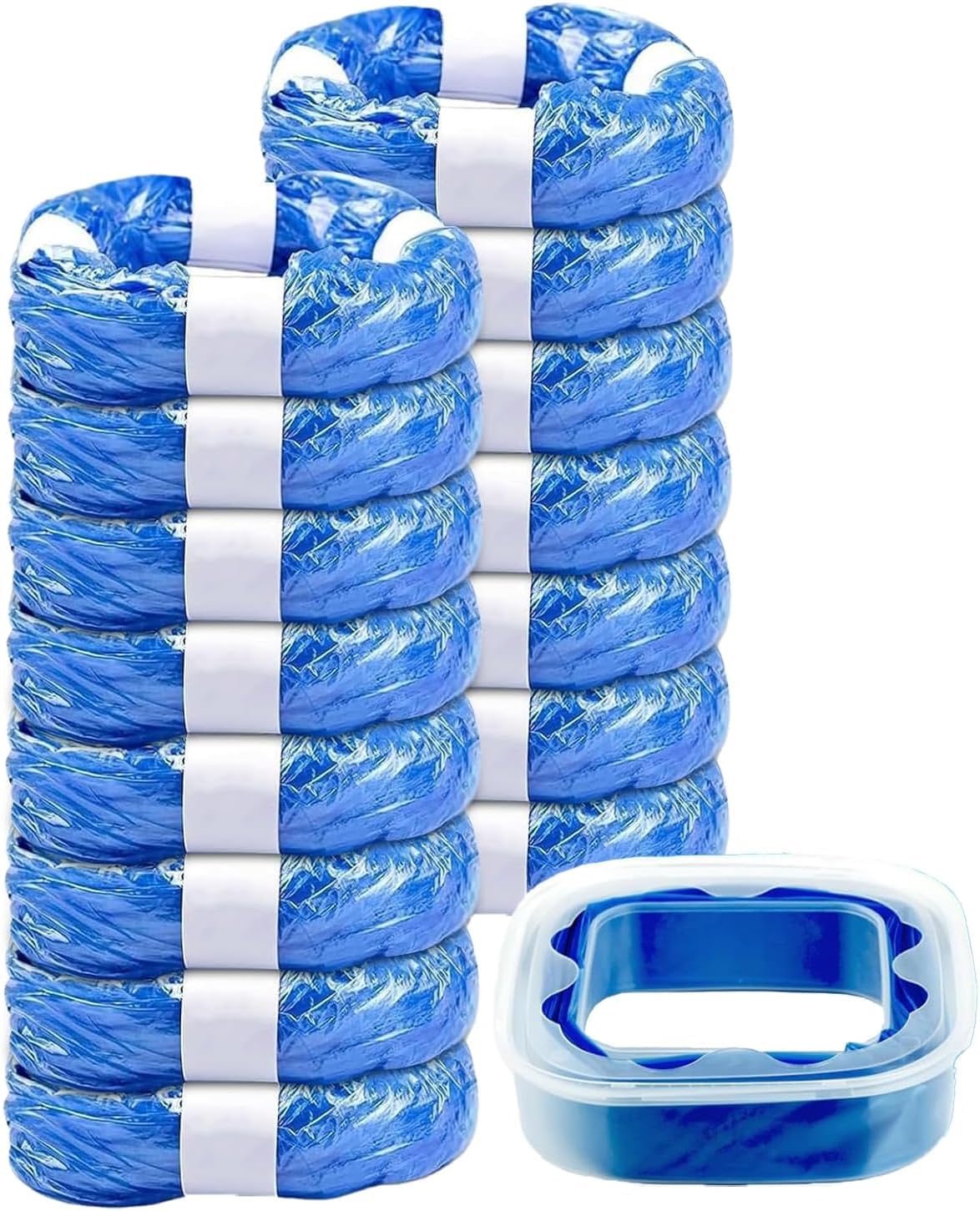 18er-Pack Windeleimer Nachfüllkassetten für Dress-Up,Dress-Up XL und Classic XL,Geruchsdichte Eingedickte,kompatibel mit allen Windeleimer Nachfüllbeutel (17 Beutel & 1 Nachfüllkassette)