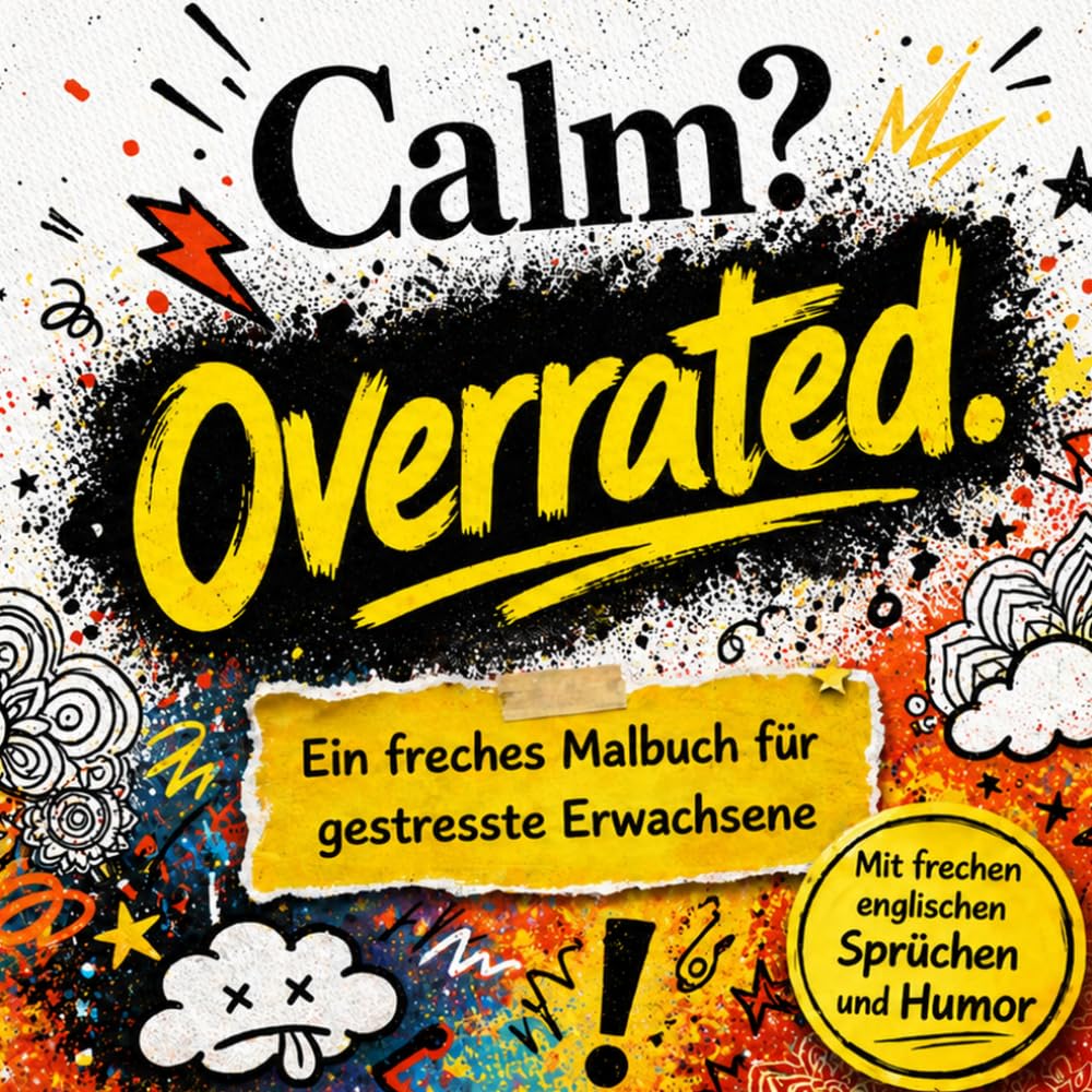 Keep Calm… or Maybe Don’t: Ein freches Malbuch für gestresste Erwachsene