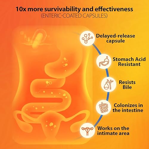 Miniatura 5 de NutriZing Probiótico para mujer para la salud intestinal - 50 mil millones de UFC - Prebióticos y probióticos para mujeres Salud digestiva y