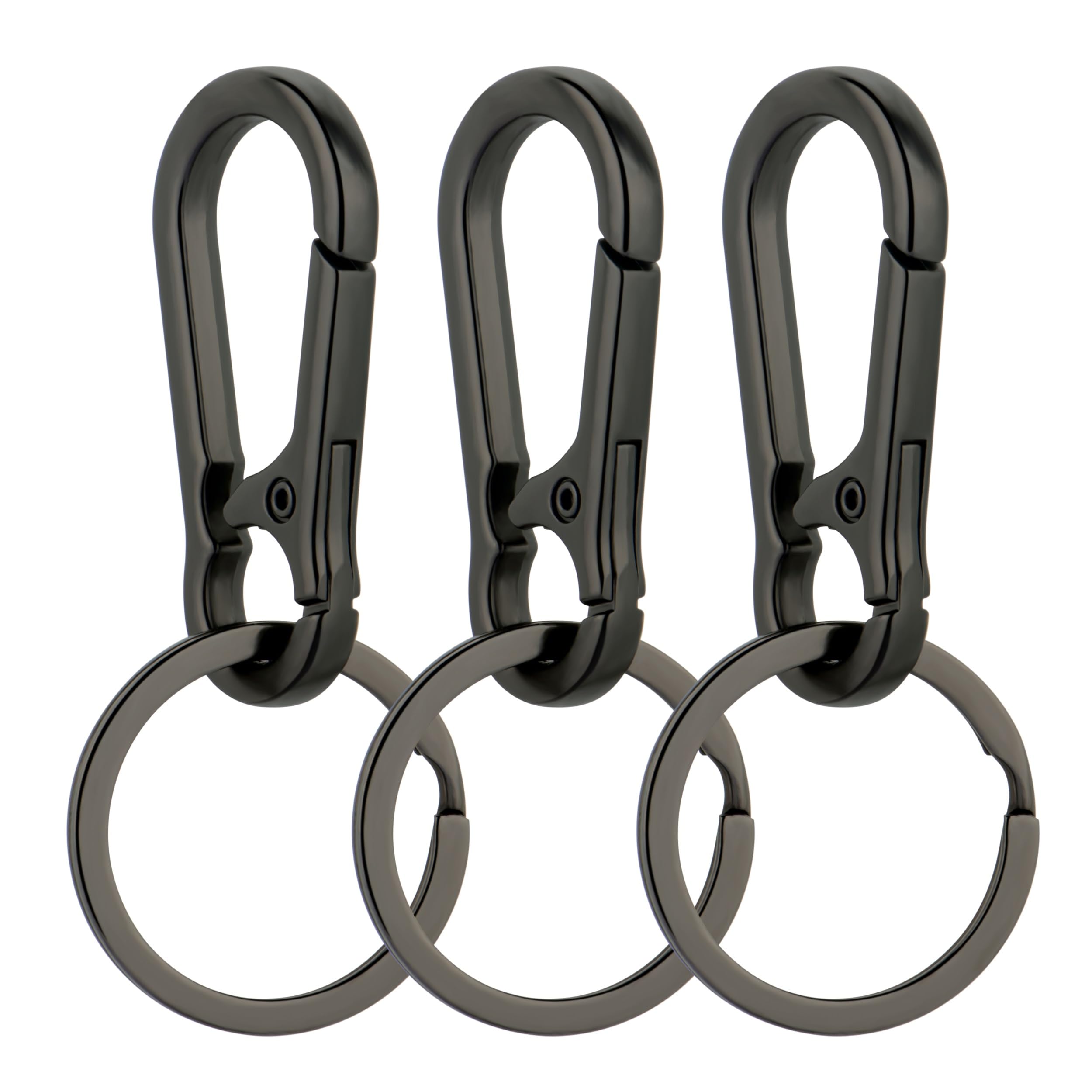 Wikavanli Metal Keychains Keyring Key Chain Ring Clip Holder Organizer for Home Car Keys Key Finder Women Men
