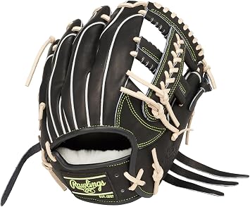 Rawlings Baseball Glove Soft Adult HOH PRO EXCEL Wizard #02 GR5HW2CK4MG For Infielder Size 11.5 *For Right Throwing Worn on Left Hand