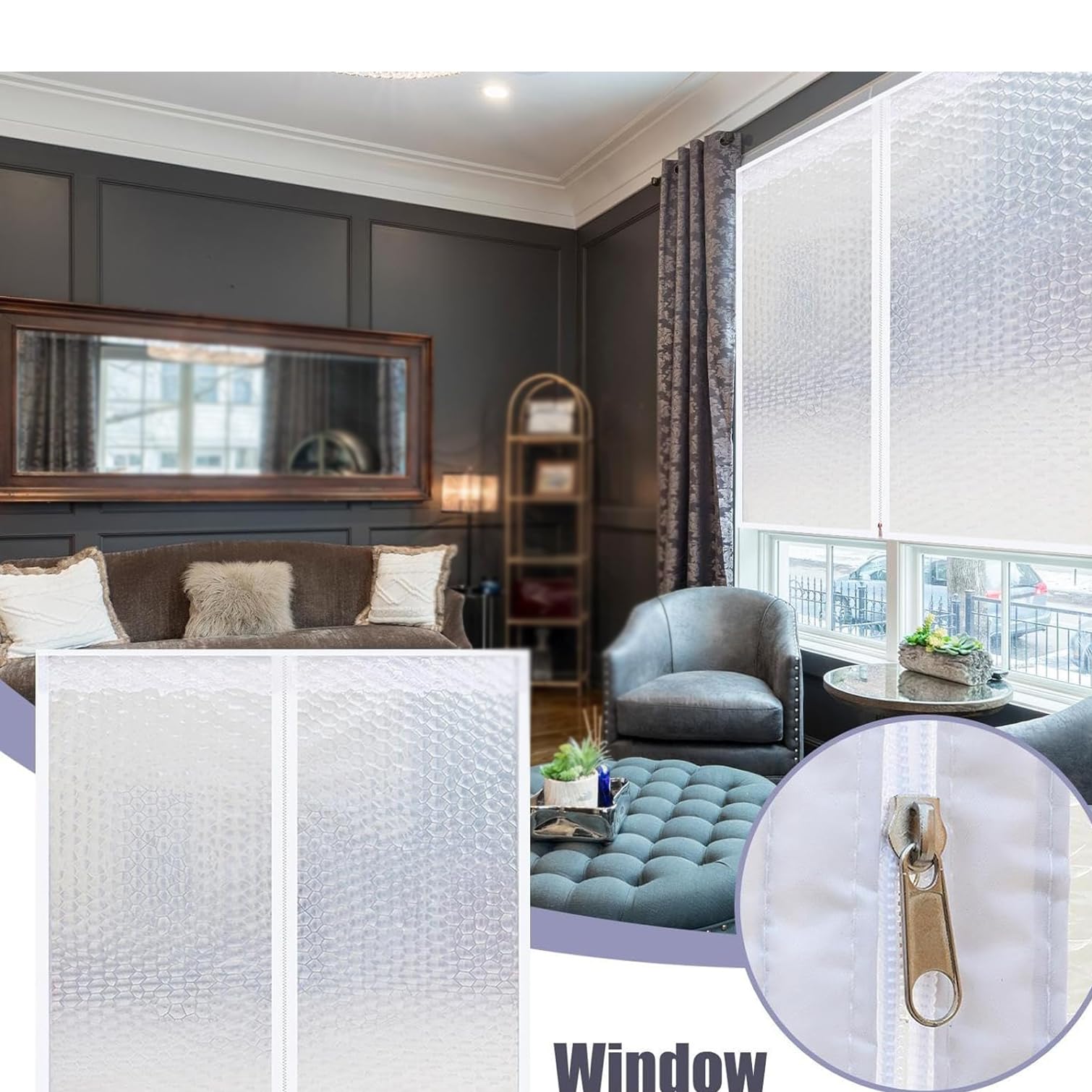 Kit Isolante Per Finestre 148x200cm - Tenda Termica Antifreddo E Anticaldo