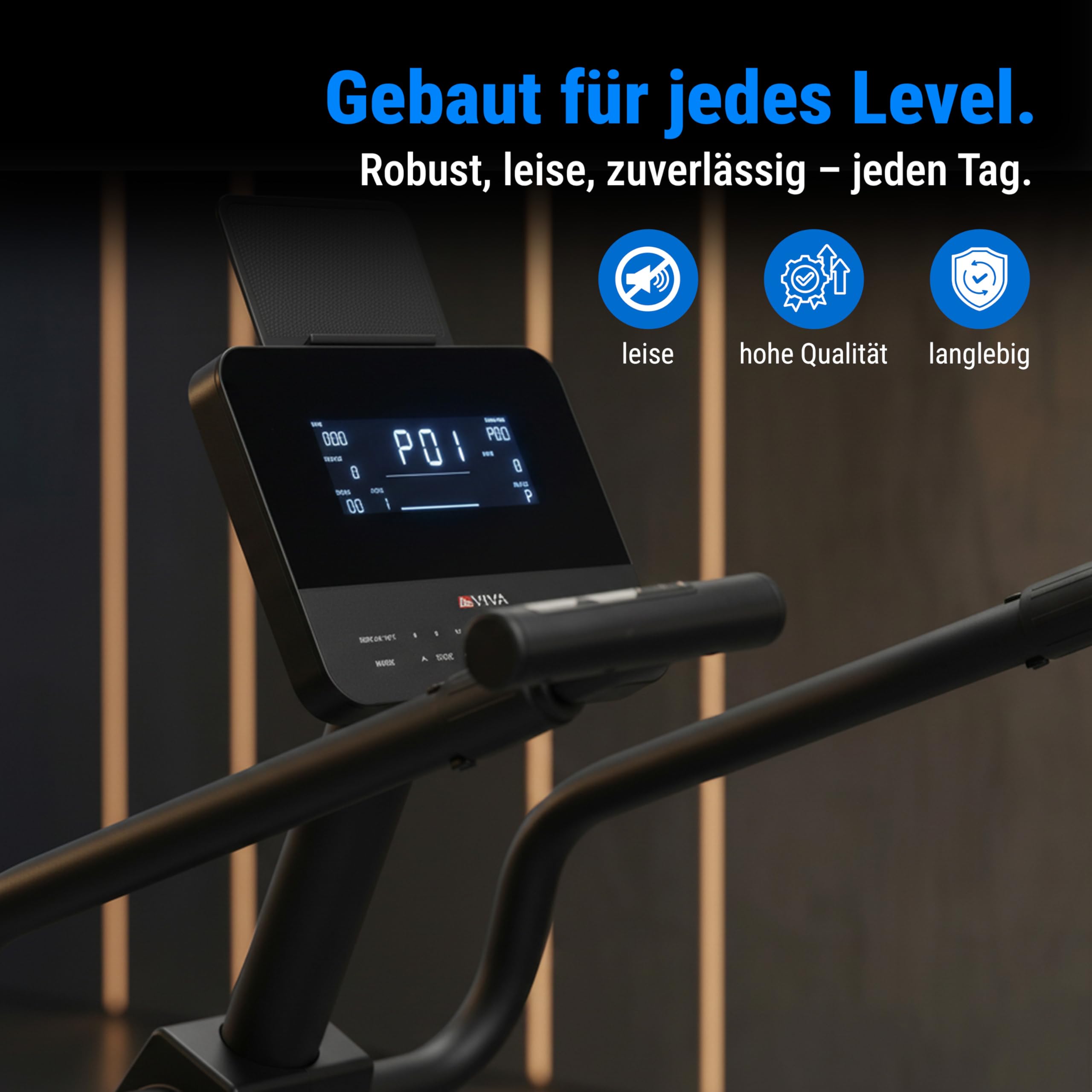 AsVIVA R7 Liegeergometer | Ergometer Fahrrad mit Sitz & Rückenlehne, 24 Programme, 18 kg Schwungmasse, Pulsmessung