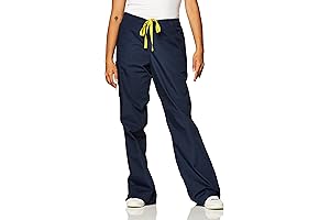 Women's Scrubs Romeo Six-Pocket Flare Leg Pant: Comfort and Style for Healthcare Professionals
