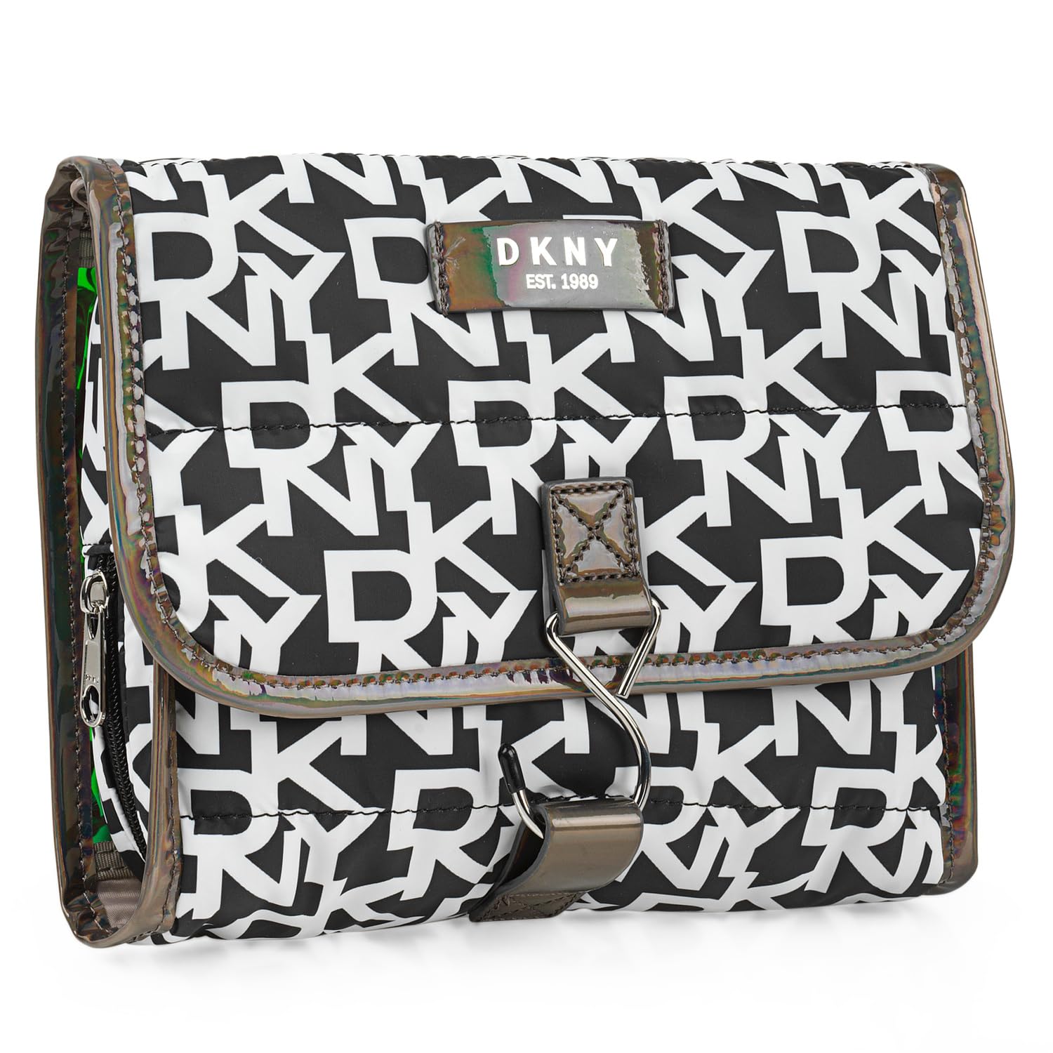 DKNY Neceser Mujer. Neceser Maquillaje Organizador. Bolsa Aseo Mujer. Neceser Viaje - Neceser Grande. Neceser Mujer Maquillaje. Bolsa Maquillaje. DK64023, Negro