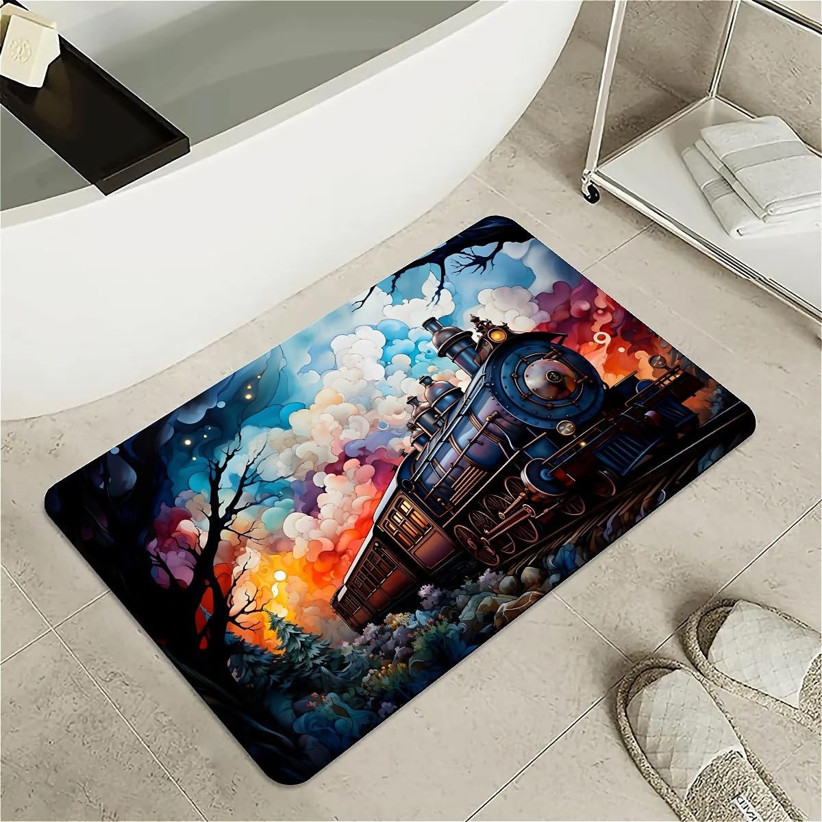 Gold And Black Bath Mat - Non-Slip Diatomite Stone Rug, Fast Drying Absorbent For Bathroom Kitchen(#41,17x27.5Inch (43 * 70cm))