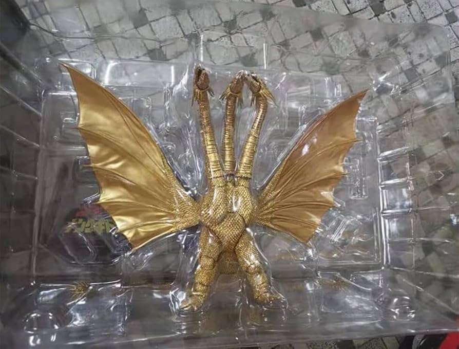 Amazon.co.jp: ゴジラフィギュア ゴジラ 置物 オブジェ 三頭龍