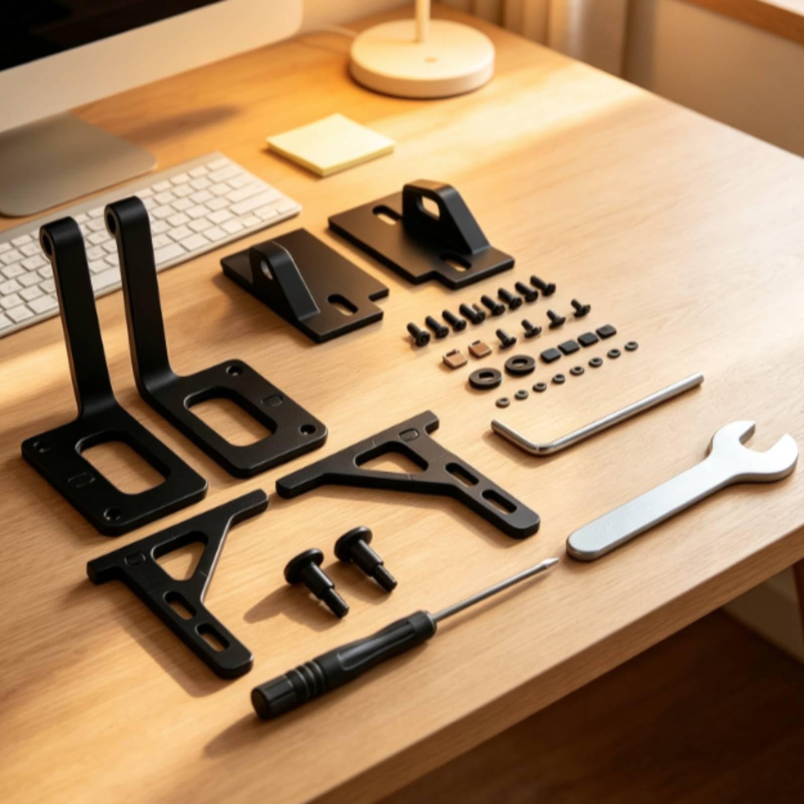 Harilla de Puerta Conjunto Kit de Placa de Diseño Mecanizado CNC con Acabado Mate Resistente al Desgaste y Ajuste Preciso Adecuada para Puertas de Envolvente U1 y Gabinetes de Equipos