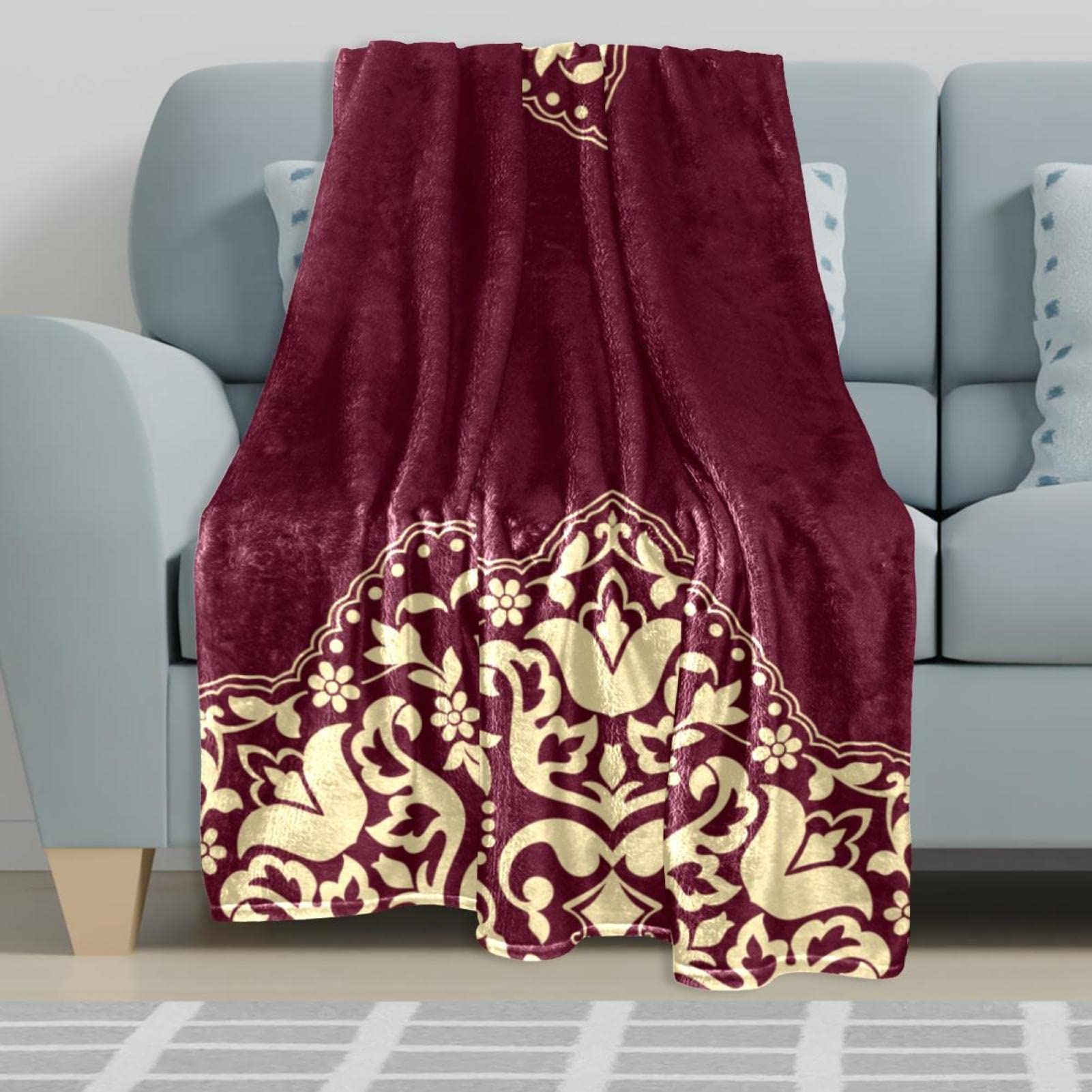 Coperta In Pile Con Motivo Antico Egitto – Morbida E Calda, Per Divano E Letto, Taglie Da Bambino A King, Stile Boho