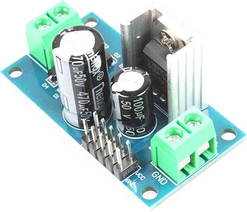 Miniatura 5 de NOYITO Módulo regulador de voltaje de tres terminales LM7805 LM7806 LM7809 LM7812 DC o AC a DC 5V 6V 9V 12V Salida 1.2A Módulo de fuente de