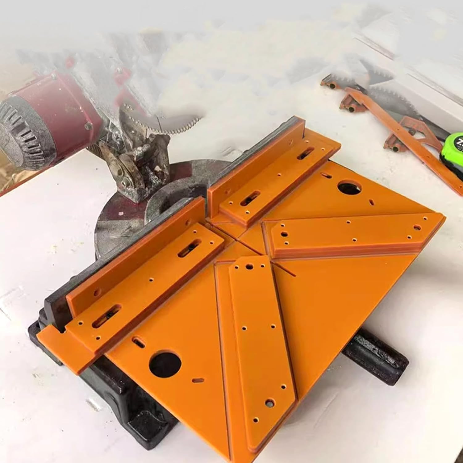 Ergonomic Trim Cutting Assistant with Nonslip Base for Enhancing and Stability Wood PVC Door Frame Trim Projects Electrical Bakelite Cutting Jigs