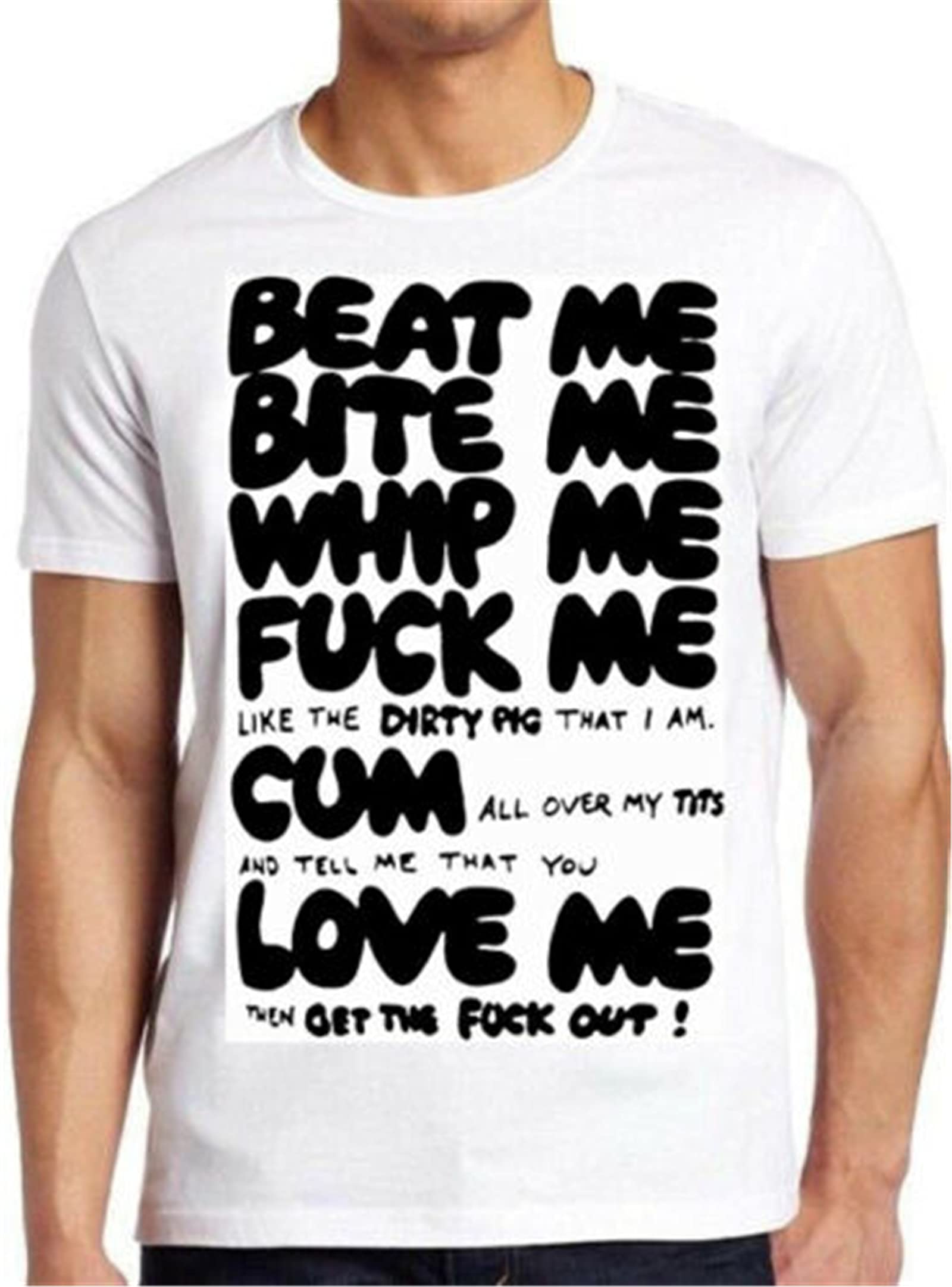 Beat Bite Whip Me Adam Ants Retro Tee Tshirt White(Medium)