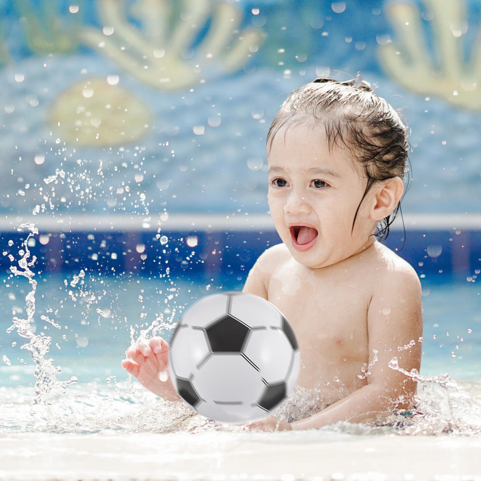 Toyvian 3sätze Aufblasbaren Strandbällen Für Mädchen Bunte Wasserbälle Für Pool Und Strandspiele Handpumpe Spaß Für Ganze Familie Im Sommer