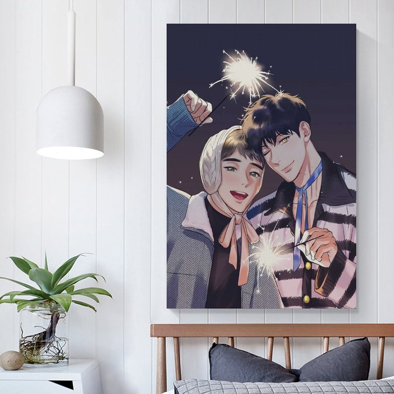 JKLM BJ Alex Comics Modern Canvas Wall Art Picture Print 20x30cm :  Amazon.de: Home & Kitchen