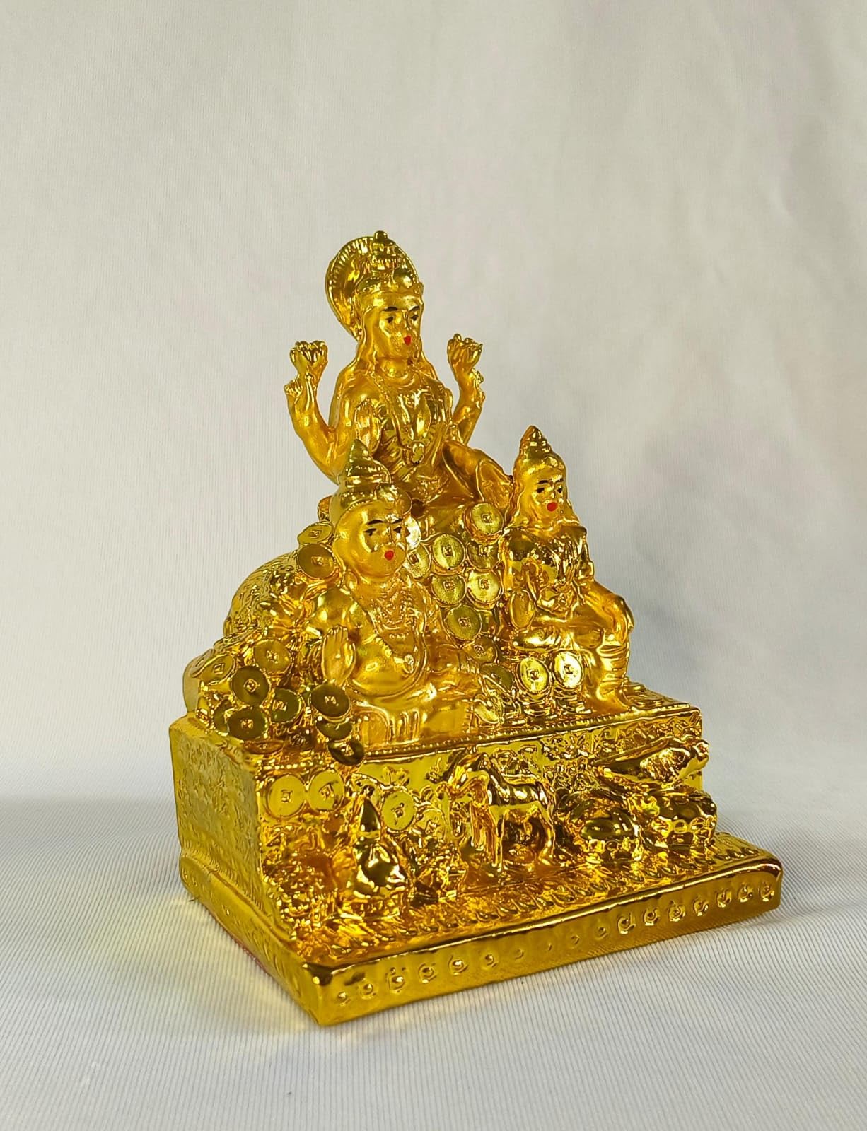Lakshmi & Kuber Statue - Wealth & Prosperity Gift -3