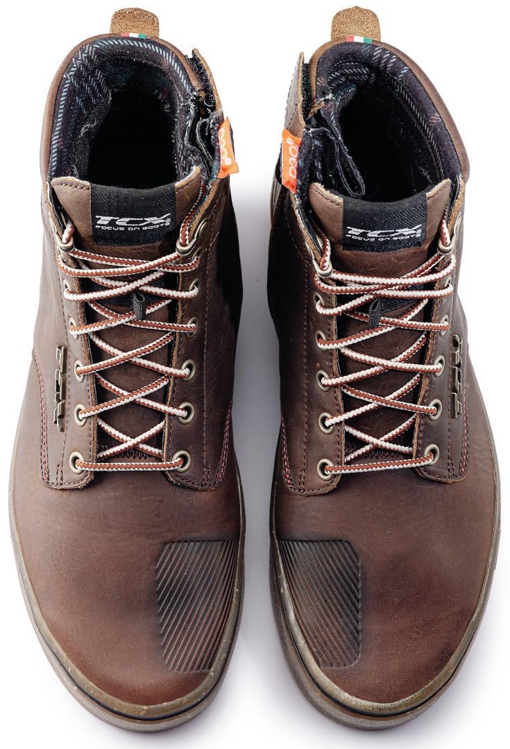 TCX Herren Dartwood WpWasserdichte Motorradschuhe | Wetterfester Fahrkomfort