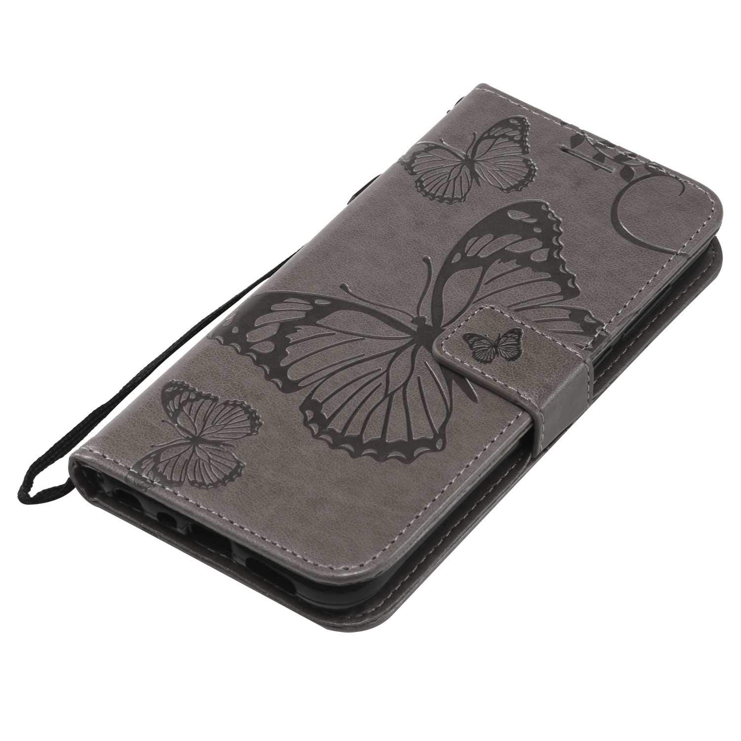 Custodia Portafoglio Per Huawei P Smart 2018/Enjoy 7S - Pelle Con Portacarte, Supporto E Protezione Schermo - Foto 12