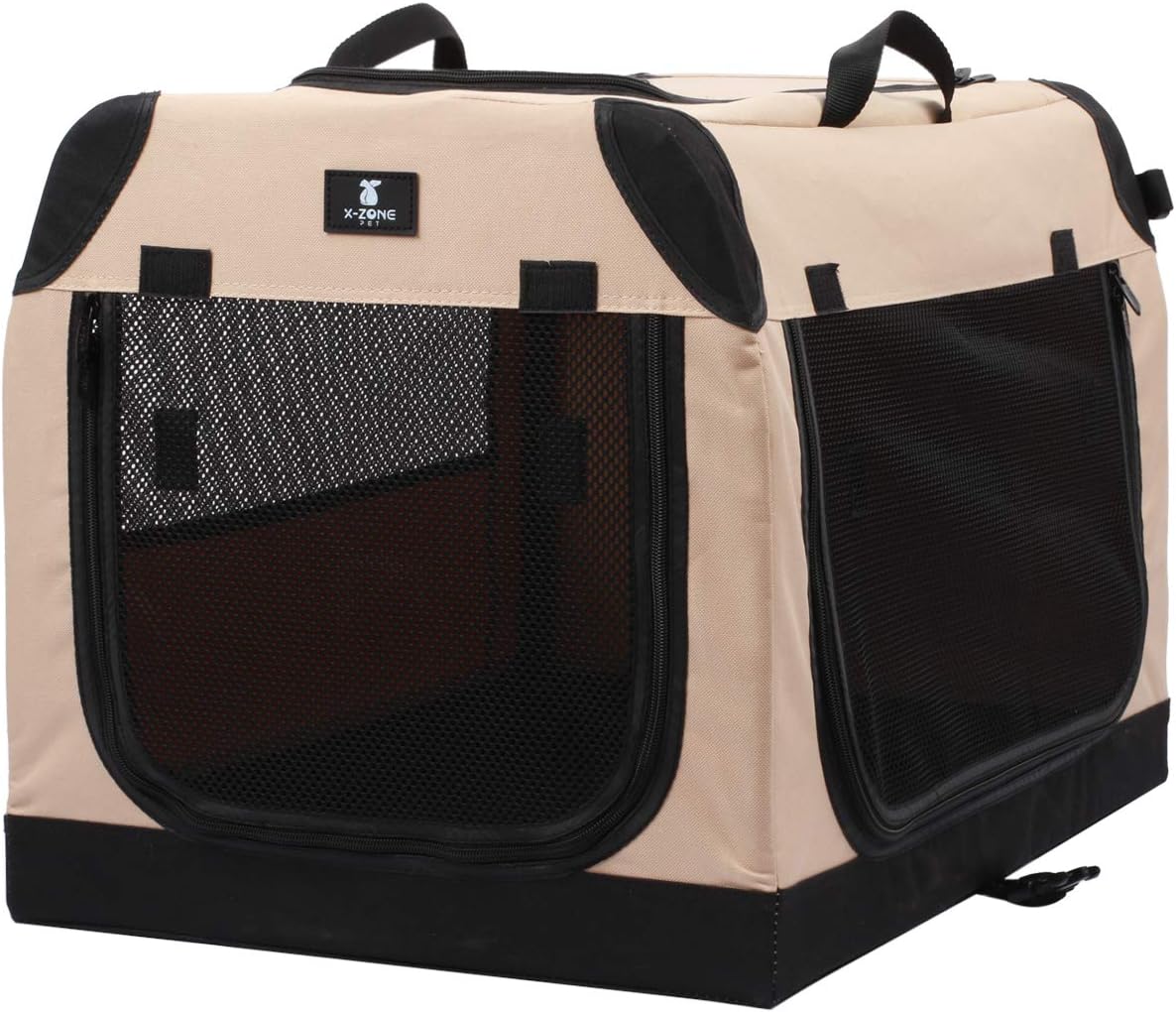 Curated visual reference: Fresh Look at Amazon Com X Zone Pet 3 Door Portable Soft Sided
