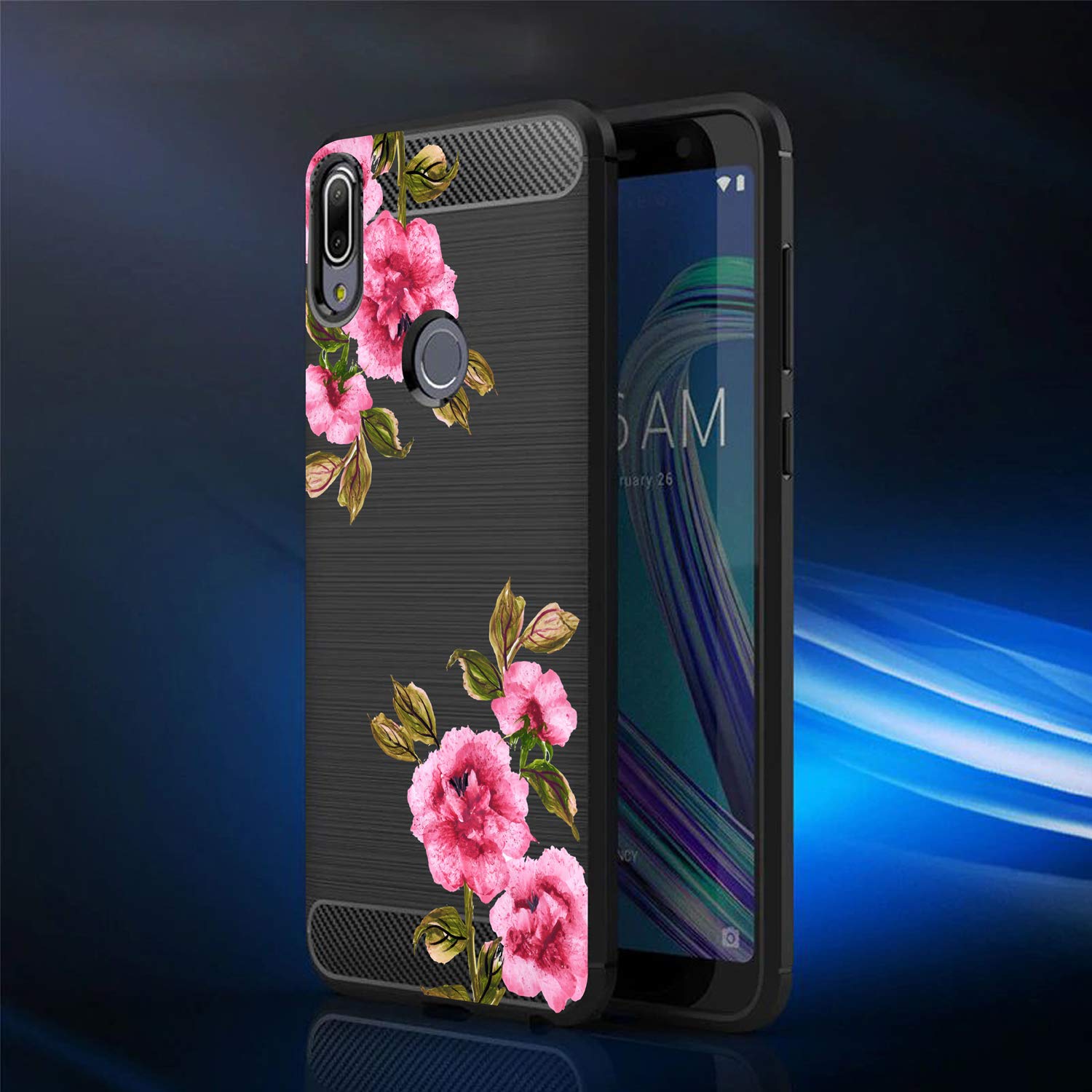 Fashionury Stripes and Flower Designer Printed Rugged Armor (Rubber) Soft Back Case Cover for Asus ZenFone Max Pro M1/Asus ZenFone Max Pro M1 Back Cover (B07MBT8YC9) Amazon Price History, Amazon Price Tracker