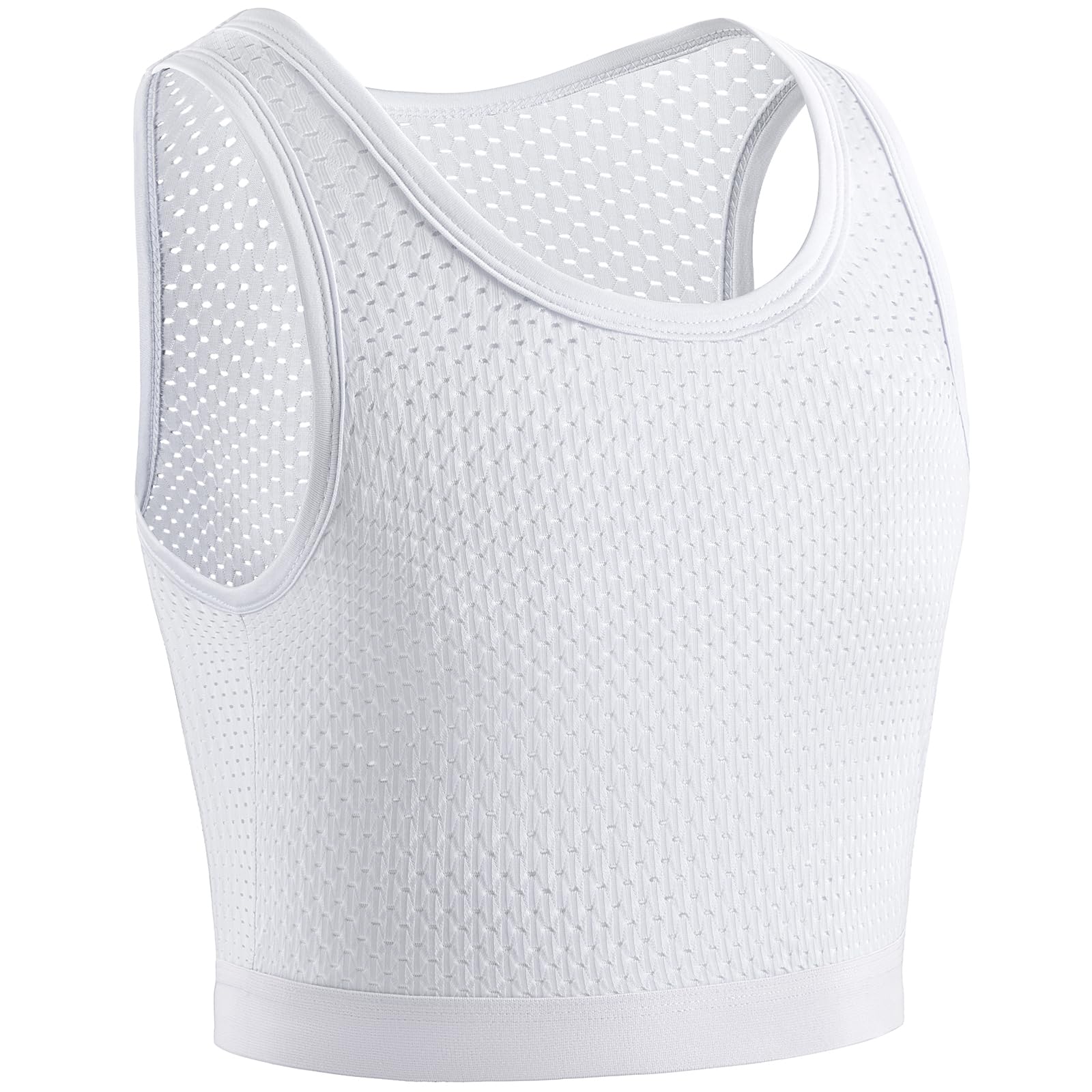 XUJI Transgénero FTM Trans Transpirable Medio Pecho Binder