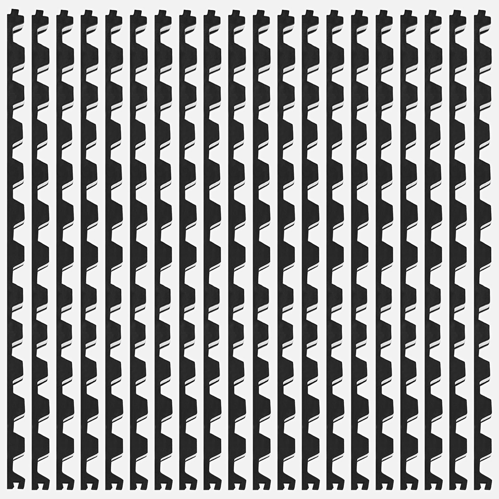 Photo 1 of Metal Roof Foam Closure Strips, 20Pcs 36" PE Foam Strips with Self-Adhesive for Metal Roofing Panels, Black