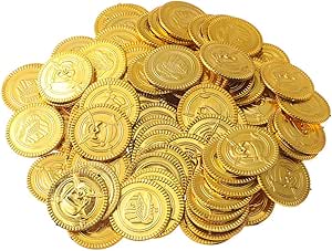 Gouden Munten 100x - Perfect voor Thema's en Decoratie