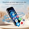 Mini Smartphone 3.0" Teléfono Android Mini, el Más Pequeño del Mundo para Estudiantes | Descarga de Apps WiFi/GPS/Face ID/Memoria Expandible/Cámara/Videollamadas, Teléfono para Viajes de Respaldo y Desintoxicación Digital, Regalo para Niños, Naranja 7