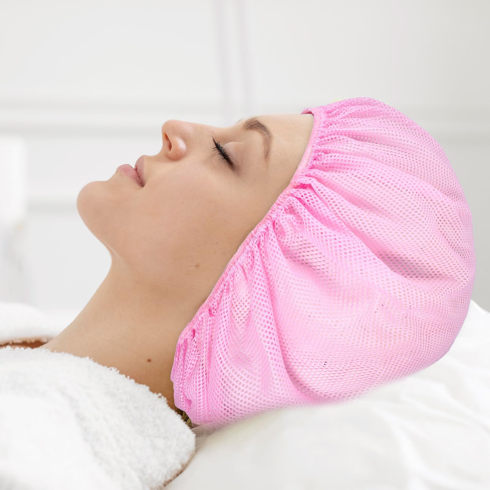 TIESOME Rete per capelli per dormire 4 pezzi Bonnet Sleep Cap regolabile per donne
