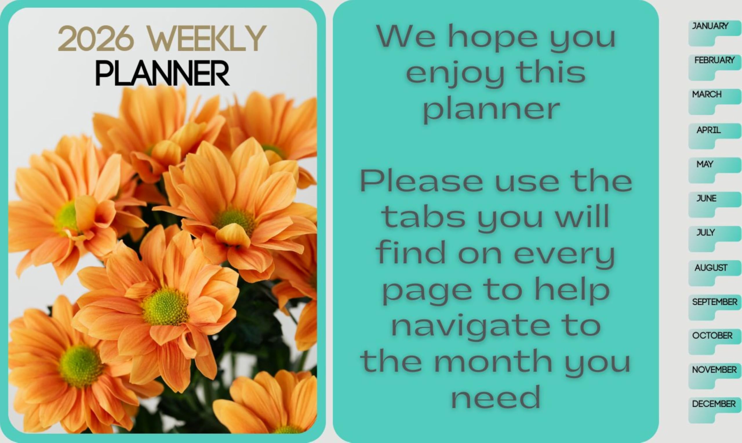 Focus & Flourish: 2026 Digital Planner: Organize Your Year, Track Your Goals, and Achieve More — One Click at a Time