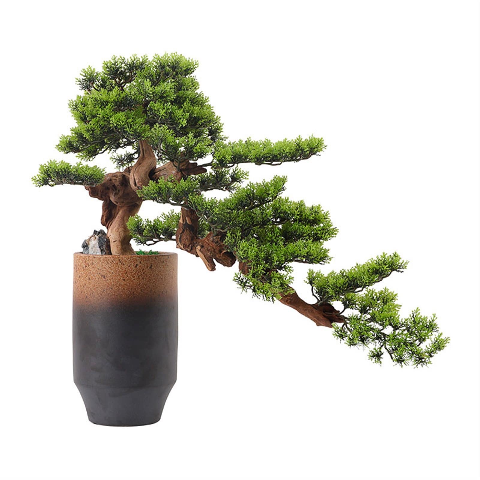 GTHTUHFD Artificial Bonsai Tree Simulation Bonsai Tree Indoor Artificial Welcome Pine Bonsai Trees