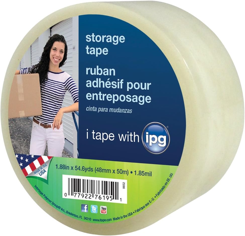 Intertape SSC110 300 Acrylic Storage Tape, 1.88Inch by 109
