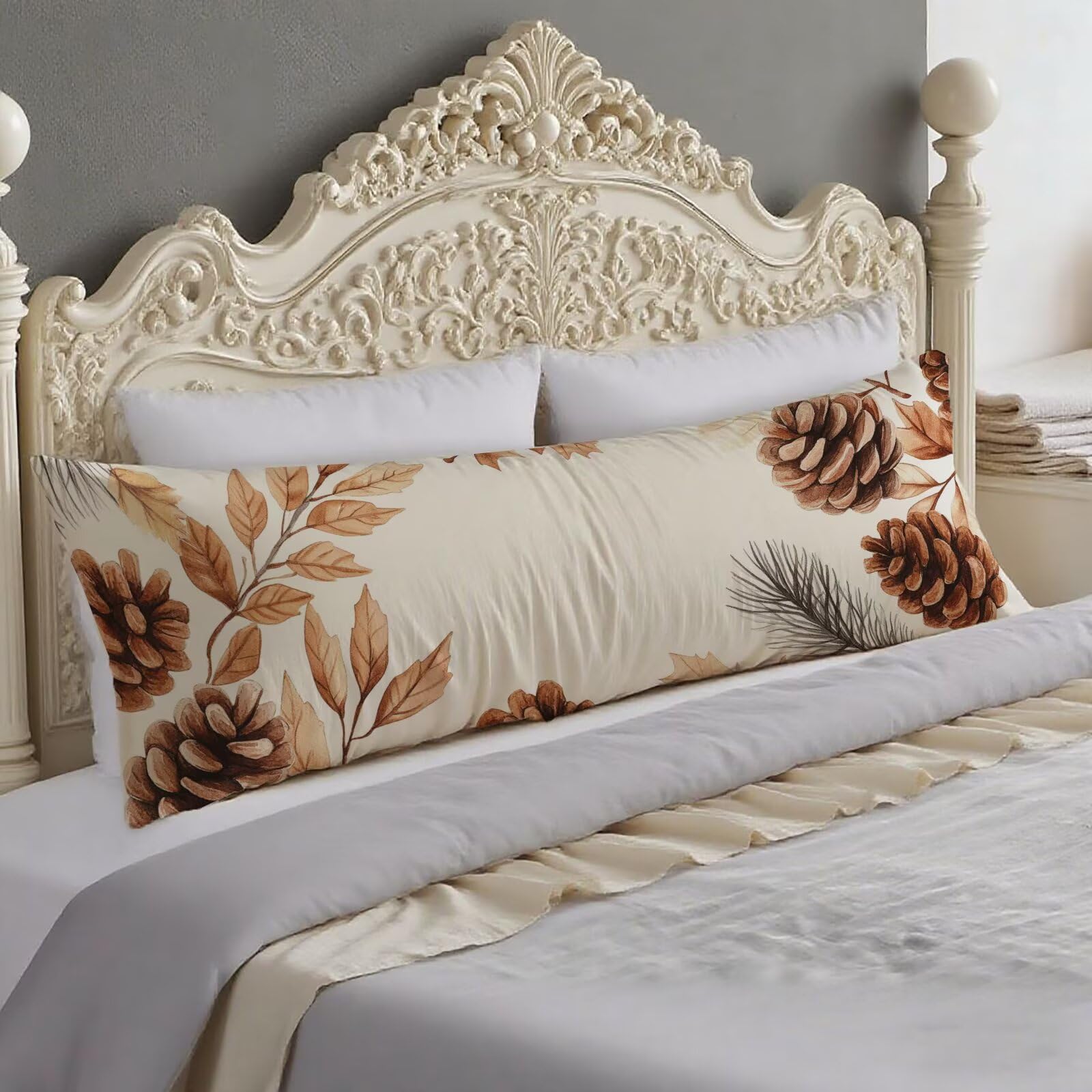 Taie de traversin 40x140 velours terracotta, l'idée cadeau femme idéale