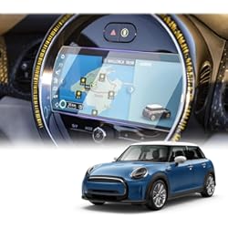 LUWU [2 unidades] Compatible con Mini Cooper F55/F56/F57 2022 2023 Auto Transparente Navegación Protector de Pantalla de Protector de Pantalla PET, Accesorios de Protector de Pantalla 4H