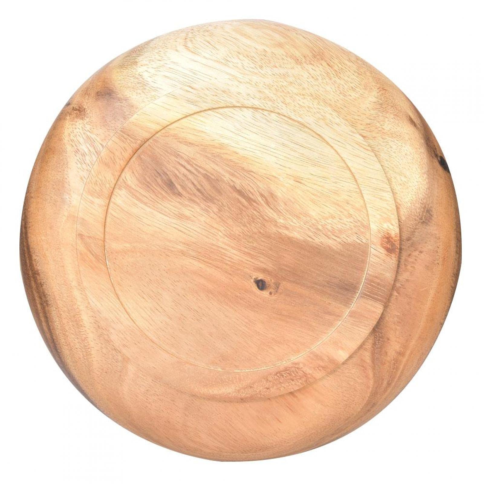 Ong Cuenco de madera, ecológico, ensaladera de madera para alimentos, recipientes para frutas, vajilla, utensilios de cocina, ensaladera de madera(30 * 9cm)