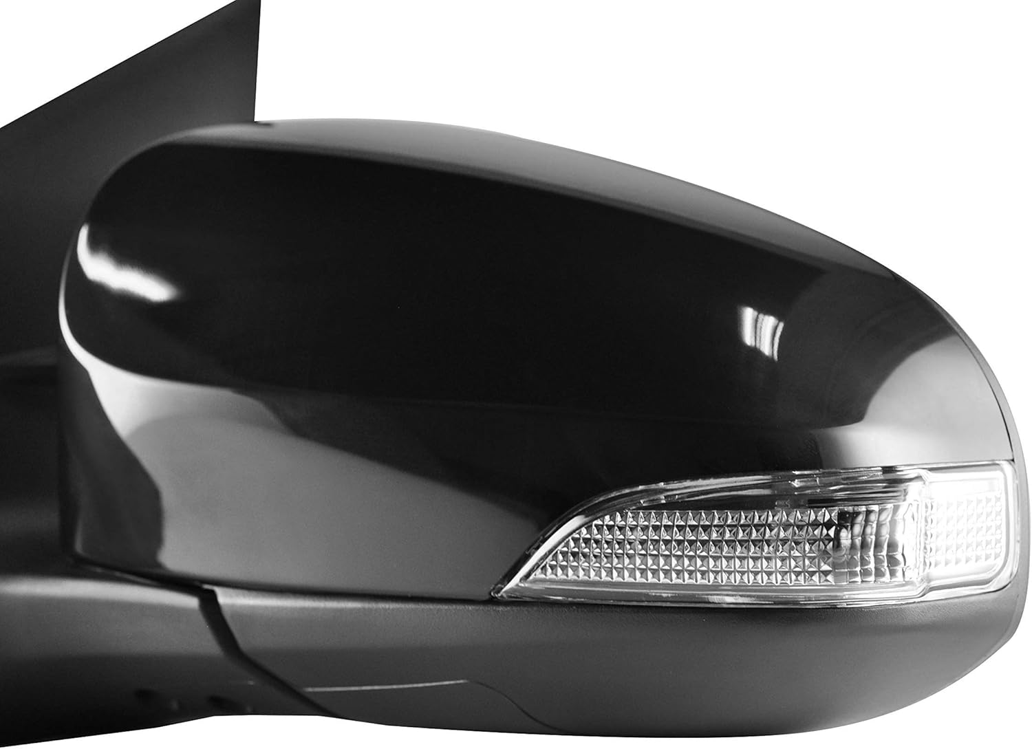 Driver and Passenger Side Unpainted Heated With Signal Side View Mirrors Compatible with Toyota Corolla 2014-2017