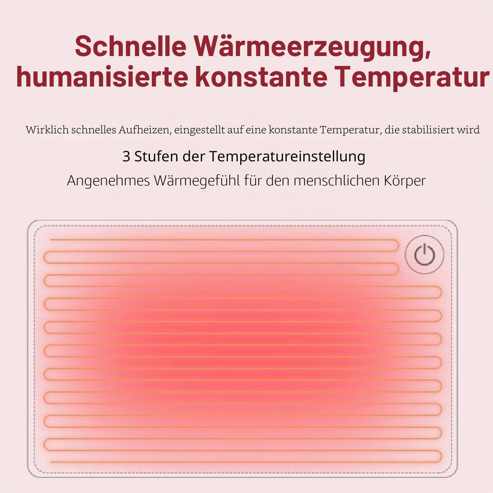 Annadue Warme Schreibtischunterlage, Beheiztes Mauspad, 60 X 36 cm PU Leder Beheiztes Größeres Maus Tastatur Pad, Büro Desktop Handwärmer Pad mit 3 Heizstufen und Timer Einstellung